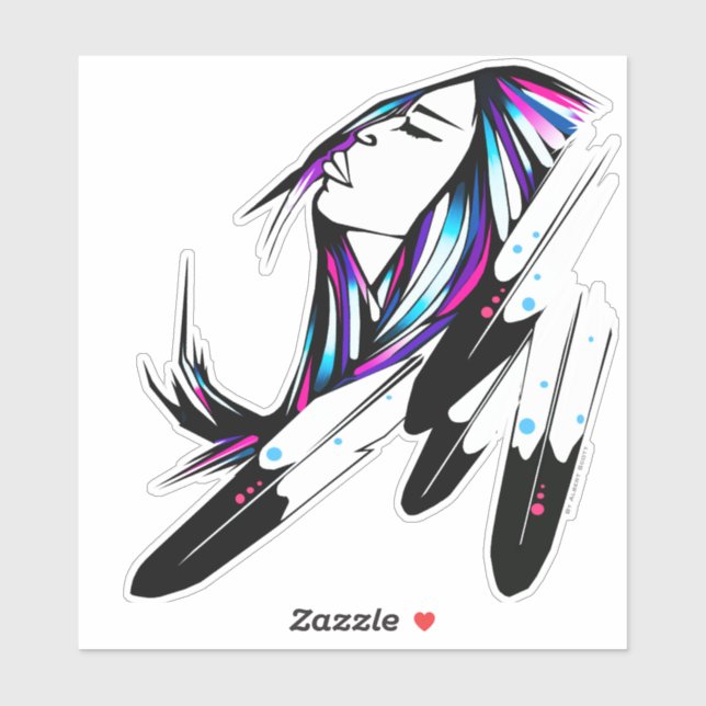 Electrifying vinyl cut sticker (Sheet)