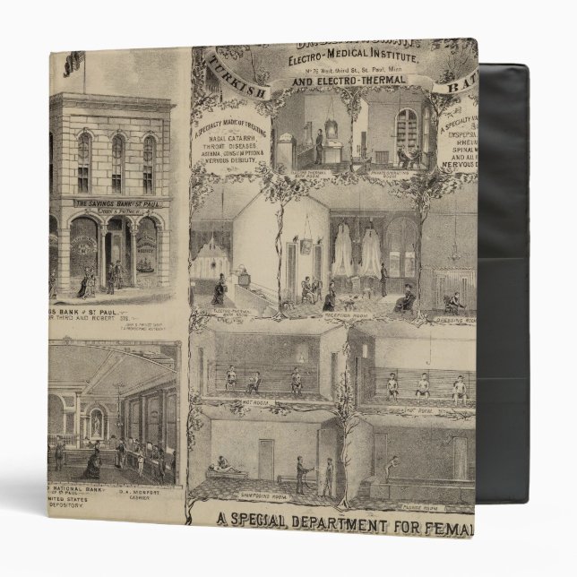 Electro Medical Institute in St. Paul, Minnesota Binder (Front/Inside)