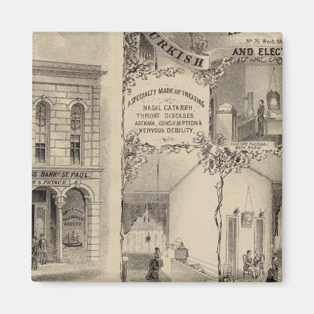 Electro Medical Institute in St. Paul, Minnesota Magnet (Front)