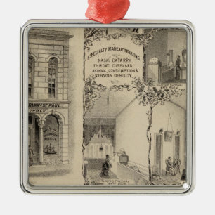 Electro Medical Institute in St. Paul, Minnesota Metal Ornament