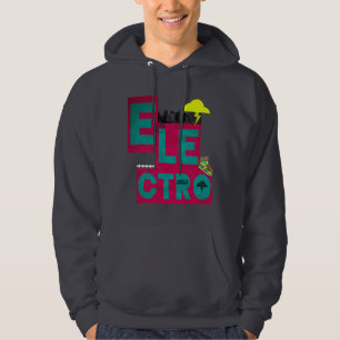 electro music hoodie