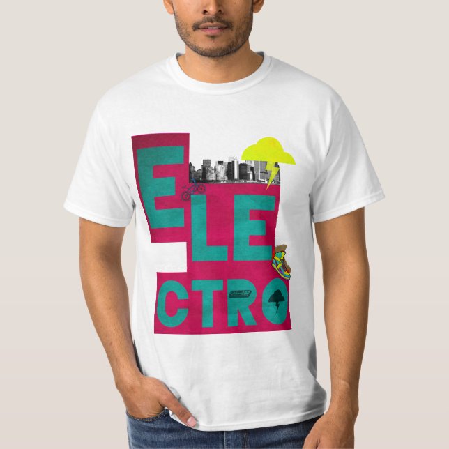electro music t-shirt (Front)