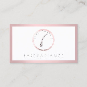 Electrolysis Hair Removal Appointment FramedPink Card