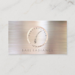 Electrolysis Hair Removal Appointment Rose Ivory Card