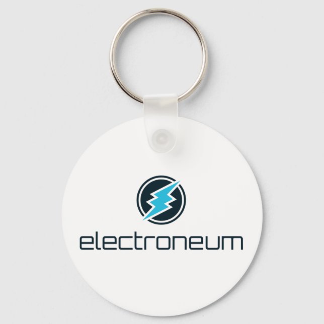 Electroneum (ETN) logo Keychain (Front)