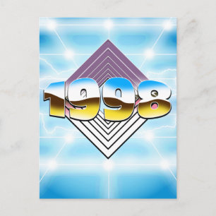 Electronic 1998 postcard