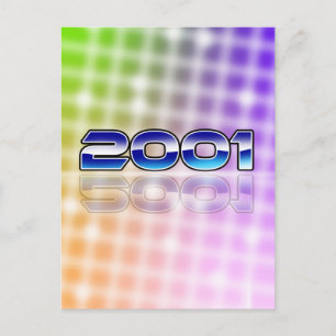 Electronic 2001 postcard