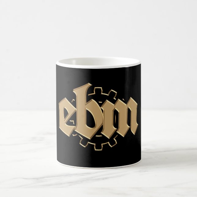 Electronic Body Music EBM lettering V2 Coffee Mug (Center)