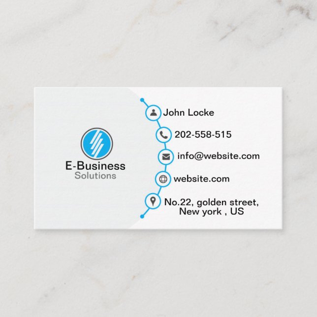 Electronic Business Card (Front)