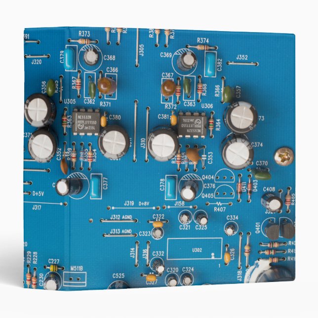 Electronic circuit board binder (Front/Spine)