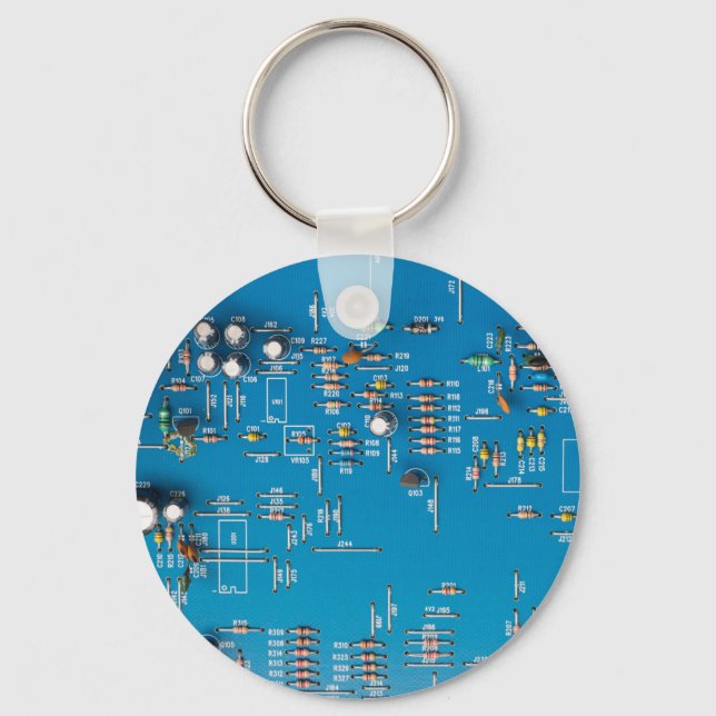 Electronic circuit board keychain (Front)