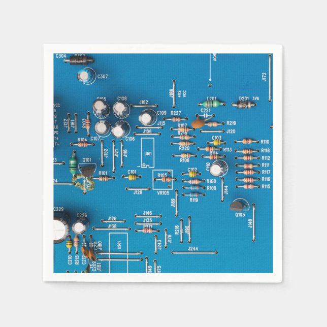 Electronic circuit board napkin (Front)