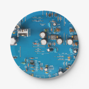 Electronic circuit board paper plate