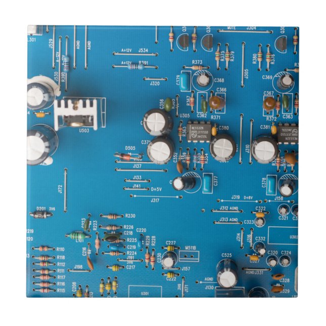Electronic circuit board tile (Front)