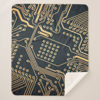 Electronic components, computer card close-up, dig