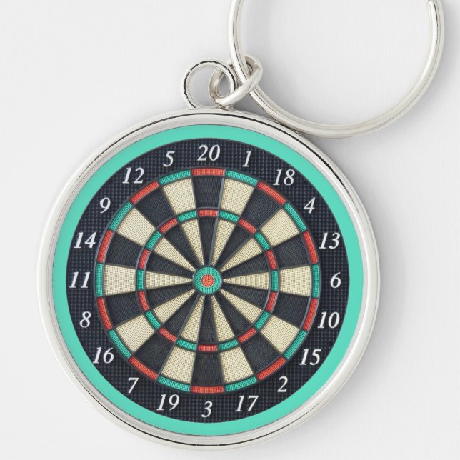 Electronic Dart Board Keychain (Front)