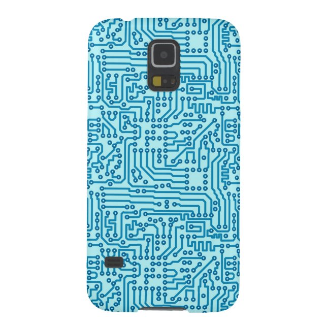 Electronic Digital Circuit Board Case-Mate Samsung Galaxy Case (Back)