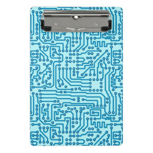 Electronic Digital Circuit Board Mini Clipboard