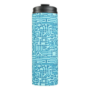 Electronic Digital Circuit Board Thermal Tumbler