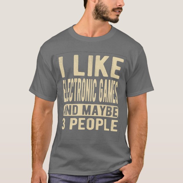 Electronic games Saying boy T-Shirt (Front)
