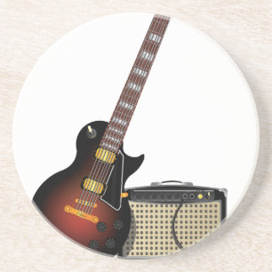 Electronic Guitar and Musical Amp Coaster