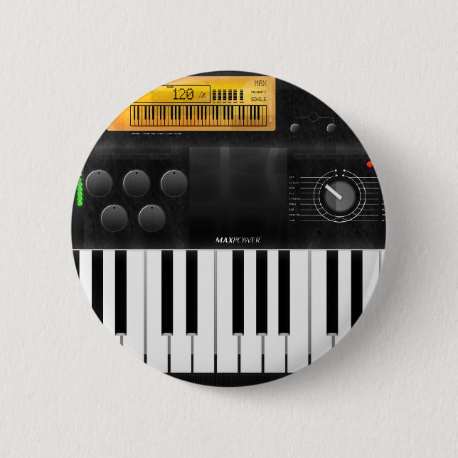Electronic Keyboard 2 Inch Round Button (Front)