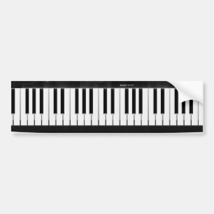 Electronic Keyboard Bumper Sticker
