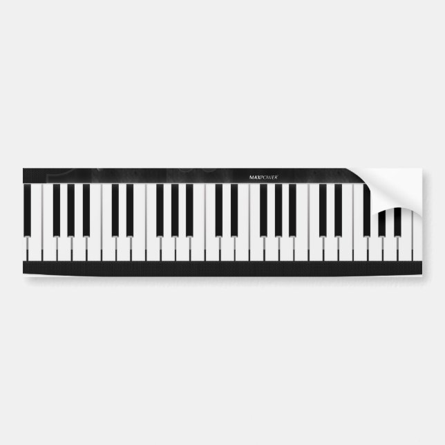 Electronic Keyboard Bumper Sticker (Front)