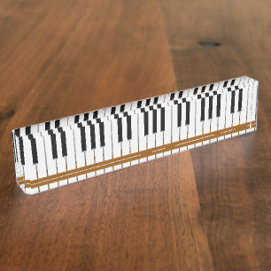 Electronic Keyboard Nameplate