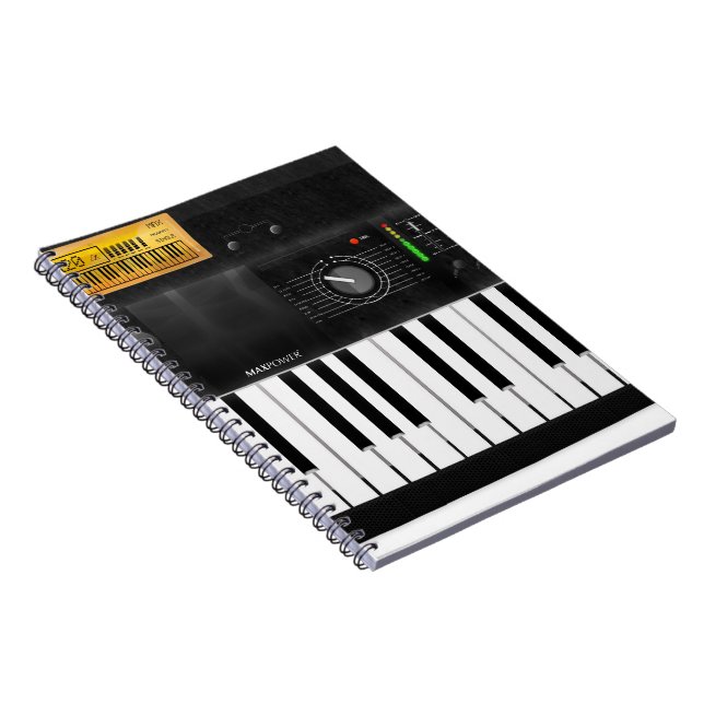 Electronic keyboard notebook (Right Side)