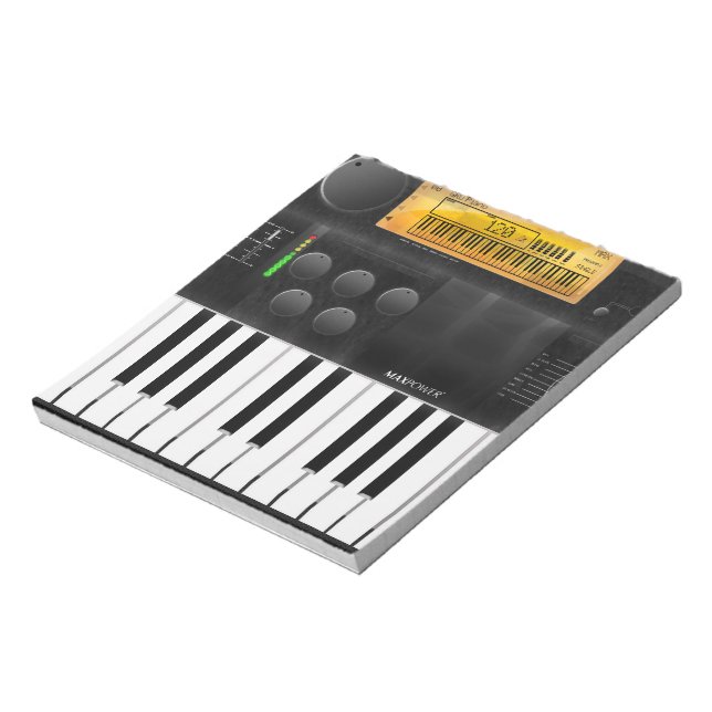 Electronic keyboard notepad (Rotated)