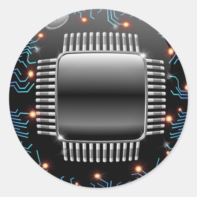 Electronic Motherboard Circuit Sticker (Front)