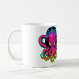 Electronic Music Summer Festival Trippy Octopus Ed Coffee Mug