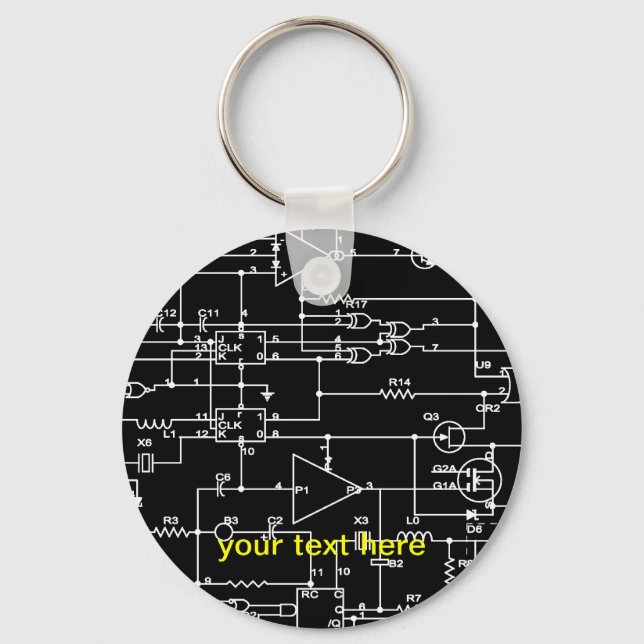 electronic project keychain (Front)