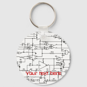 electronic project keychain