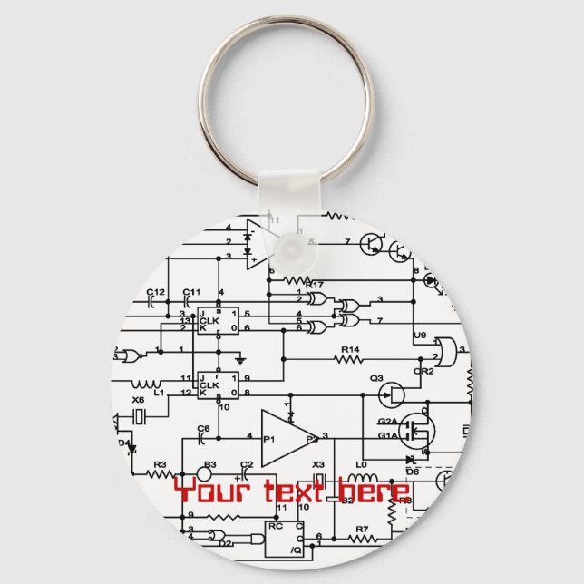 electronic project keychain (Front)