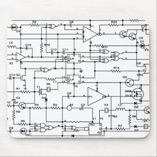 electronic project mouse pad