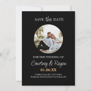 Electronic Save The Date Template with Photo
