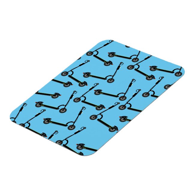 Electronic Scooter pattern Magnet (Left Side)
