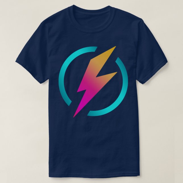 Electronic Trance Lightning T-Shirt (Design Front)