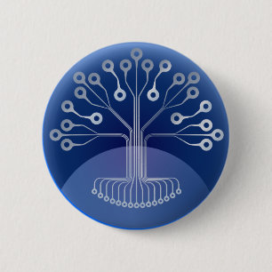 Electronic tree 2 inch round button
