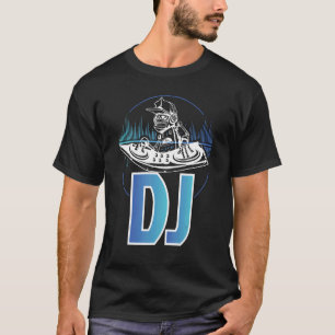 Electronic Visualizer Turntables Cool Dj Diskjocke T-Shirt