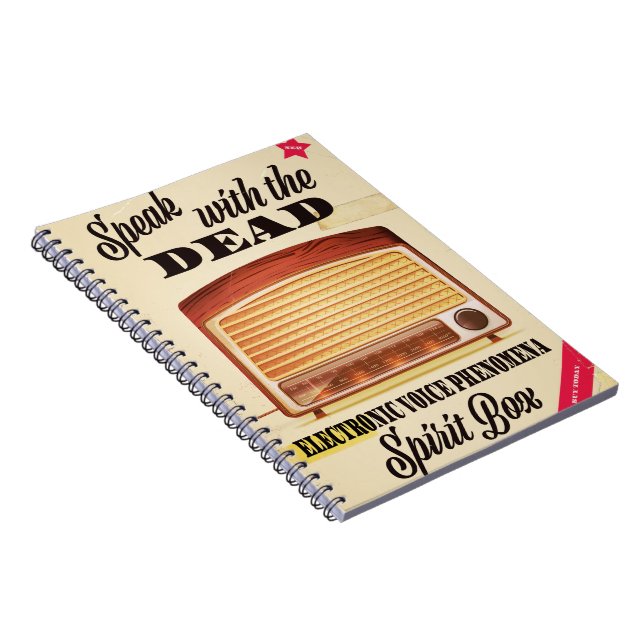 Electronic voice phenomenon Ghost hunting Ad. Notebook (Right Side)