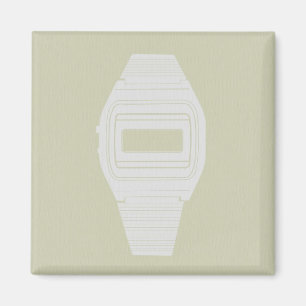 Electronic watch magnet