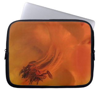 Electronics Bag Columbine Flower Edited Orange