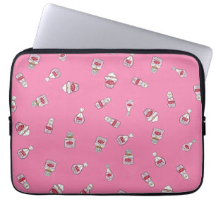 Electronics Bag, Love, Perfume Bottles Laptop Sleeve