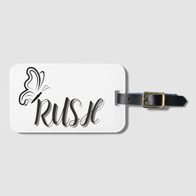 Electronics Bag Luggage Tag (Front Horizontal)