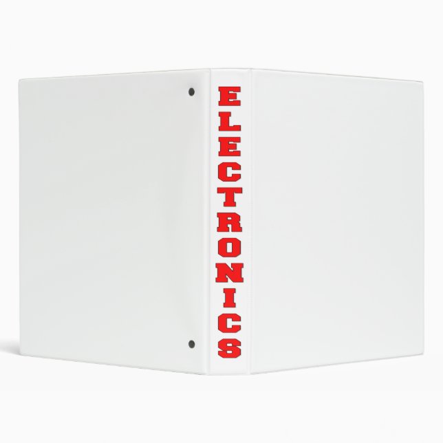 Electronics Binder (Background)