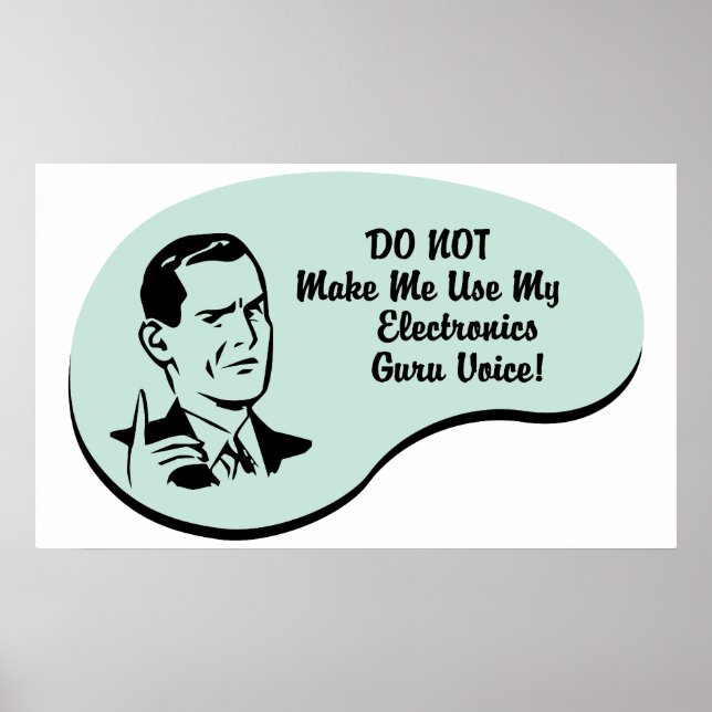 Electronics Guru Voice Poster (Front)