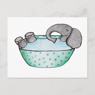 Elefantenbad Postcard